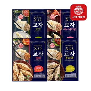 오뚜기 XO만두 4종(교자고기2+교자새우홍게살2+교자김치2+교자동파육2)