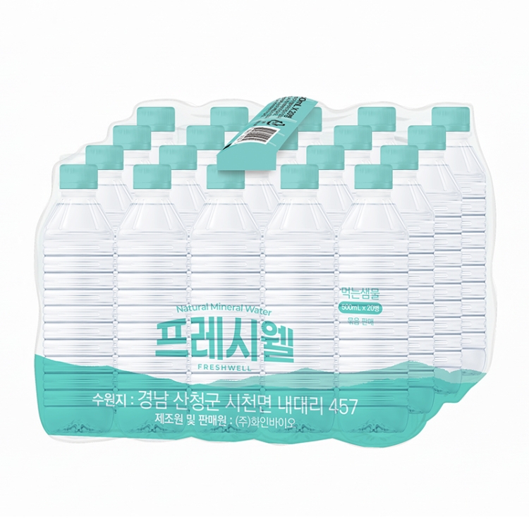 [프레시웰] 무라벨 먹는샘물 500ml 40병