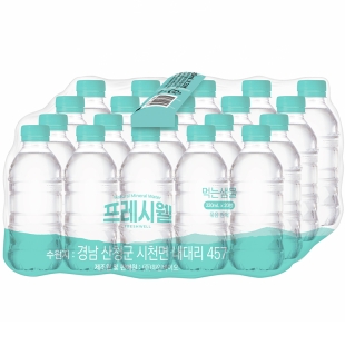 [프레시웰] 무라벨 먹는샘물 330ml 40병
