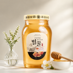 [백화농원] 프리미엄 아카시아벌꿀 2.4kg