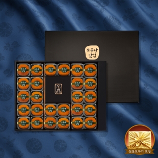 [소문난맛집 한정판] 상주곶감 반건시 에디션 E클래스 E1 명절 선물세트 [70G~80G 26입 2KG내외]
