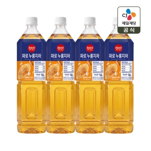 햇반 파로 누룽지차 1.5L x4개