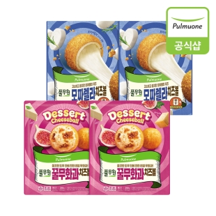 풀무원 치즈볼 4개(꿀무화과치즈볼X2개+모짜렐라치즈볼X2개)