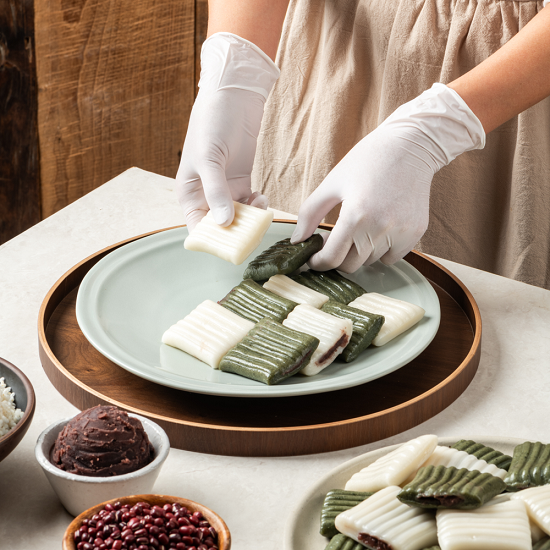 중앙농수산물 쑥 앙금절편 40g 20개입 총 800g 앙금절편 쑥절편 절편떡 전통떡 간식떡
