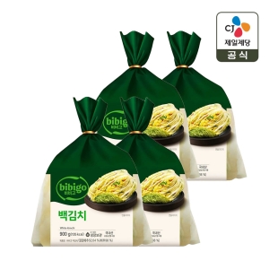 비비고 백김치 900g x4개
