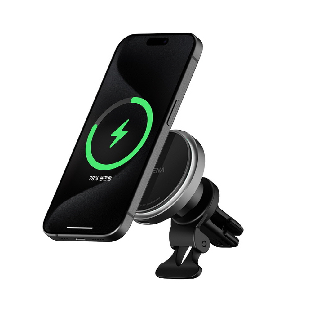 [루메나] MAGFIT PRO Qi2 맥세이프 15W 차량용 무선충전기