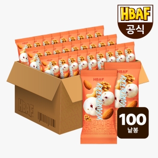[HBAF] 바프 먼투썬 하루견과 요거트베리 100봉 (20gX100봉)