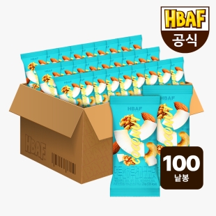 [HBAF] 바프 먼투썬 하루견과 코코넛 100봉 (20gX100봉)