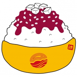 도매몰_스티커 팥빙수모양 (65*65)