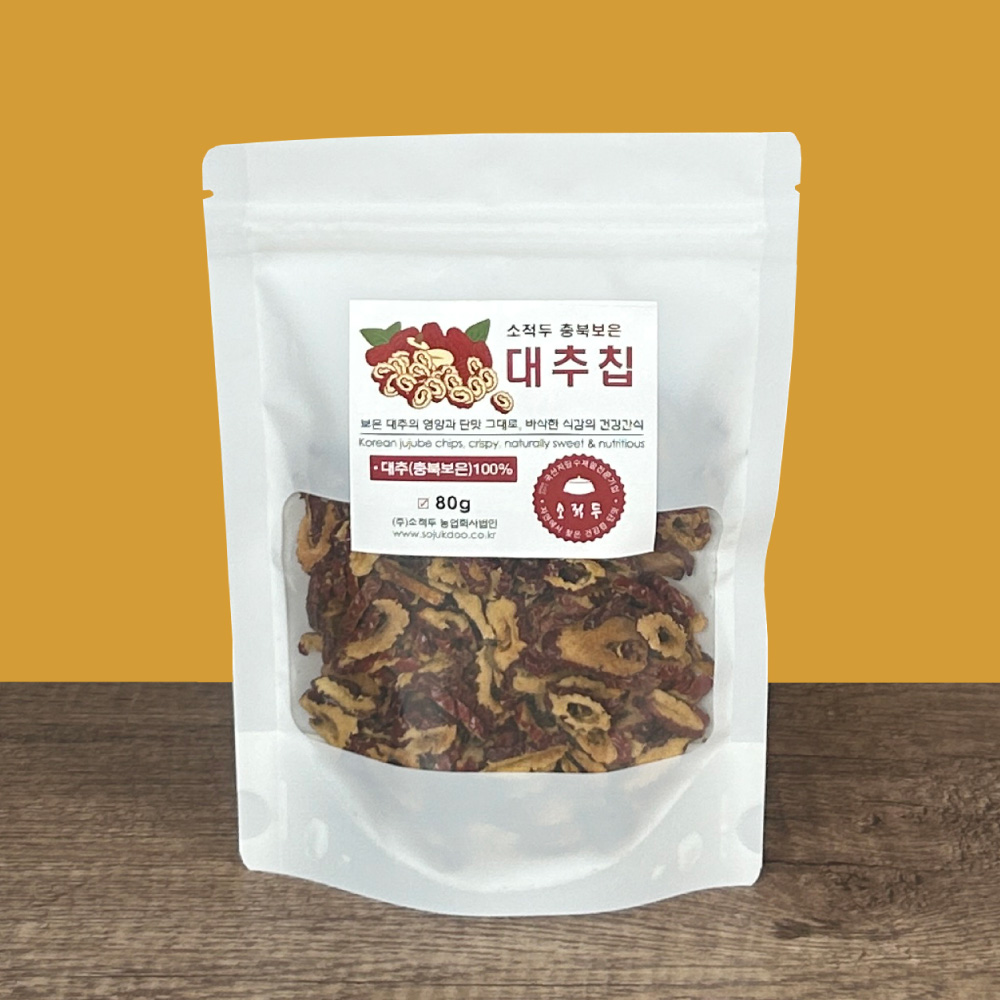 소적두 보은 수제대추칩 80g