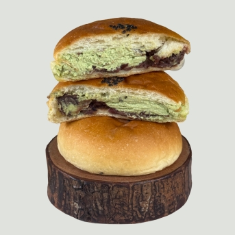 도매몰_저당 말차크림단팥빵 100g