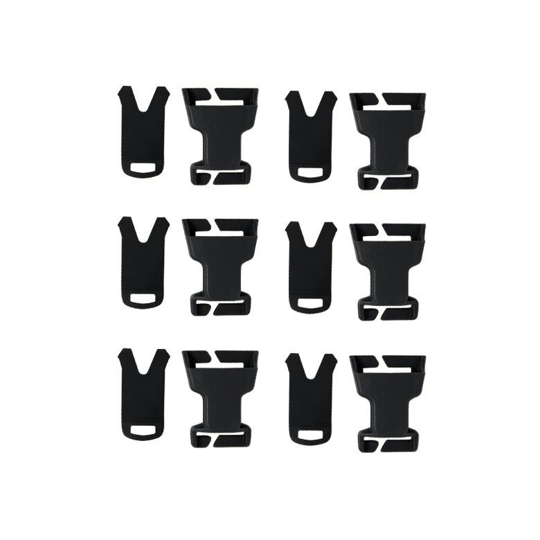 [Condor] 콘도르 VAS QD 버클 6개 1세트 (블랙) - 221161: VAS QD Buckle 6/Pack (Black)