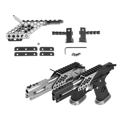 [AW CUSTOM] HX시리즈 하이카파 IPSC 옵틱 마운트 콕킹 핸들 세트