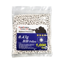 [BLS] 퍼펙트 히트 0.43g 초정밀 비비탄 1000발 BB탄