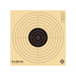 [KLOVIK] 클로빅 17x17cm 사격장 타겟용지 크루거 타겟지 대용 (50장)
