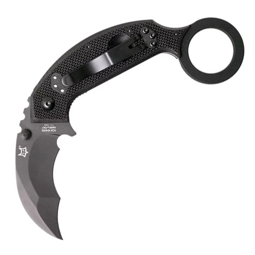 [Fox Knife] 폭스나이프 치롭테라 폴딩 카람빗 (블랙) - Fox Knives Chiroptera Karambit (Black)