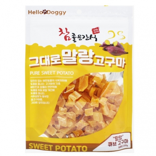 [참좋은간식] 그대로 말랑고구마(큐브)-250g