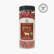 [셰프의쿡방] 잘먹는 소고기 큐브져키-1kg-국내산 통간식