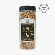 [셰프의쿡방] 잘먹는 오리고기 큐브져키-1kg-국내산 통간식