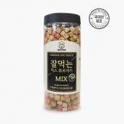 [셰프의쿡방] 잘먹는 믹스(MIX) 큐브져키-1kg-국내산 통간식