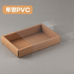[투명PVC형] 슬라이드 상자 크라프트 19종