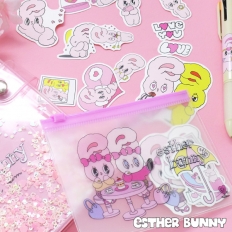 에스더버니 스티커지퍼백