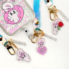 에스더버니 아크릴키링 홀로그램 스트랩