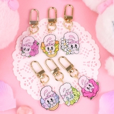 에스더버니 블루밍플라워 아크릴키링