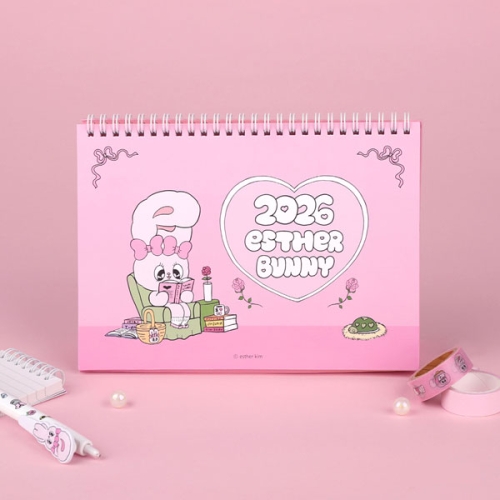 에스더버니 2026 탁상캘린더(Ver. japan) 에스더버니 2026 탁상캘린더(Ver. japan)