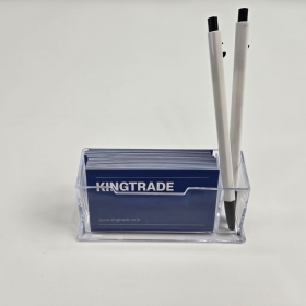 아크릴 연필 명함 꽂이 거치대