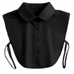 라운드 넥카라 페이크 셔츠