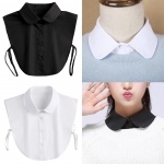 라운드 넥카라 페이크 셔츠