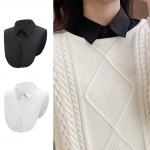 스탠다드 넥카라 페이크 셔츠