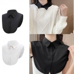 스탠다드 넥카라 페이크 셔츠