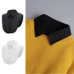 스탠다드 넥카라 페이크 셔츠