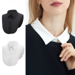 스탠다드 넥카라 페이크 셔츠