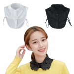 플라워 레이스 넥카라 페이크 셔츠