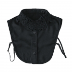 플라워 레이스 넥카라 페이크 셔츠