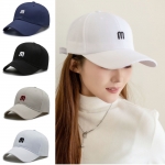 영문 자수 m 로고 볼캡 야구모자