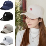 영문 자수 m 로고 볼캡 야구모자