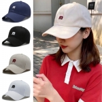 영문 자수 m 로고 볼캡 야구모자