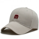 영문 자수 m 로고 볼캡 야구모자