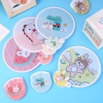 휴대용 원터치 접이식 캐릭터 부채