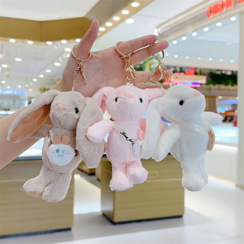 토끼 인형 열쇠고리 가방 키링