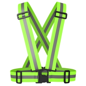 고탄력 야간 반사 안전 밴드 형광 조끼