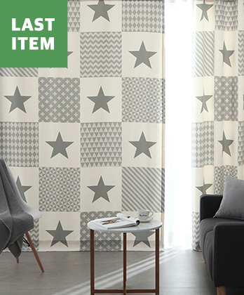 스타패치 DTP암막커튼 (그레이)