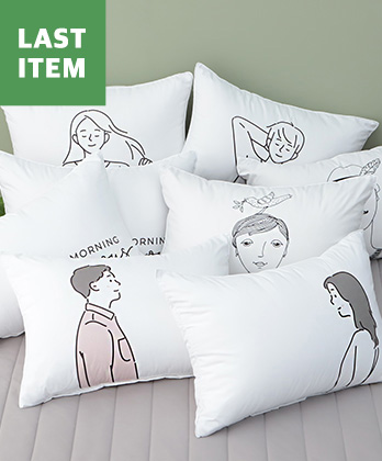 DTP 커플 베개커버 세트 (4colors)