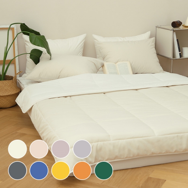 포시즌 사계절 양면 차렵이불(침실/차박/캠핑) (9colors)