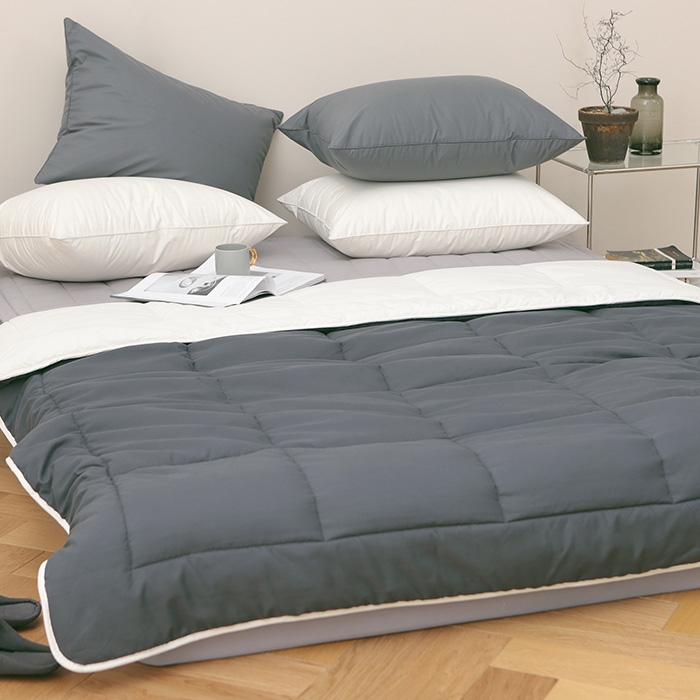 포시즌 사계절 양면 차렵이불(침실/차박/캠핑) (9colors)