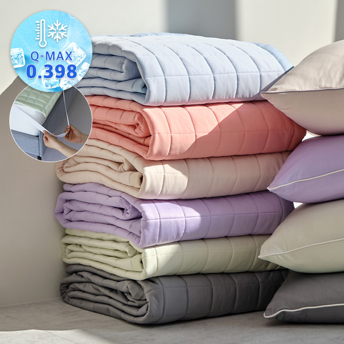 썸머플레이 소프트 냉감 여름 밴딩침대패드 (6colors)
